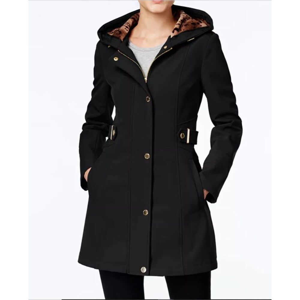 NWOT Via Spiga Hooded Raincoat, size M